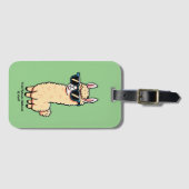 サングラスにも実在予測できなのポーズ ラゲッジタグ (正面横)