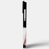 サングラスにブロンドの女の子ブラックブルフランスのドッグ Case-Mate iPhoneケース (裏面 / 左)