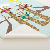 サングラスに三つのキリン シェルパブランケット (3/4)