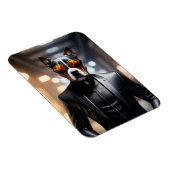 サングラスに入った犬 マグネット (右側)