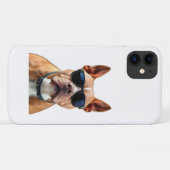 サングラスに犬Apple iPhone 11ケース Case-Mate iPhoneケース (裏面(横))