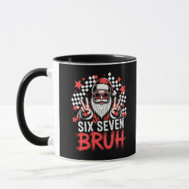 サングラスのサンタ - Six Seven BRUH マグカップ