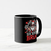 サングラスのサンタ - Six Seven BRUH マグカップ (正面右)