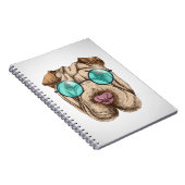 サングラスのシャルペイ ノートブック (右側)