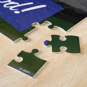 サングラスのバセットハウンド ジグソーパズル (側面)