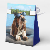 サングラスのバセットハウンド フェイバーボックス (裏面サイド)