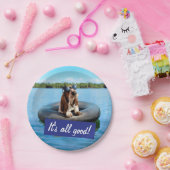 サングラスのバセットハウンド ペーパープレート (パーティー)