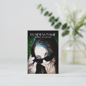 サングラスのファッションの女の子 名刺 (スタンド正面)