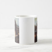 サングラスのモナ・リザ コーヒーマグカップ (中央)