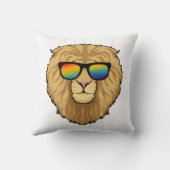 サングラスのライオン クッション (裏面)