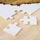 サングラスのライオン ジグソーパズル (側面)