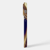 サングラスの反射で涼しい女性 iPhoneケース (左側面)