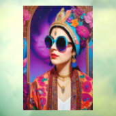 サングラスの美しいお姫様 ウィンドウサイン (シート3)