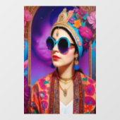 サングラスの美しいお姫様 ウィンドウサイン (シート)