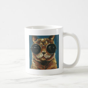 サングラスの軽快な動物 の子猫 コーヒーマグカップ