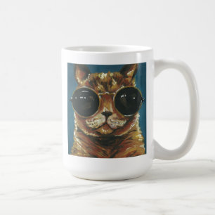 サングラスの軽快な動物 の子猫 コーヒーマグカップ