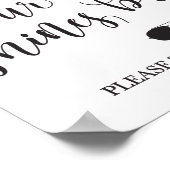 サングラスはサインを好む – 私たちの愛は明るく輝く ポスター (角)