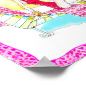 サングラスは素晴らしいヴァニティプリント ポスター (角)