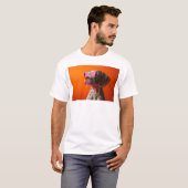 サングラスをかけたかっこいいブラッコ・イタリアーノ Tシャツ (正面フル)