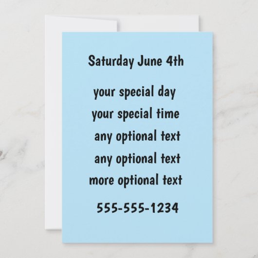 サングラスをかけたかっこいい犬の招待状 セーブザデート (裏面)