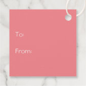 サングラスをかけたかわいい夏犬 フェイバータグ (裏面)