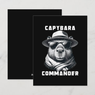 サングラスをかけたカピバラ Capy+Commander シーズンカード