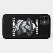 サングラスをかけたカピバラ Capy+Commander Case-Mate iPhoneケース (裏面(横))