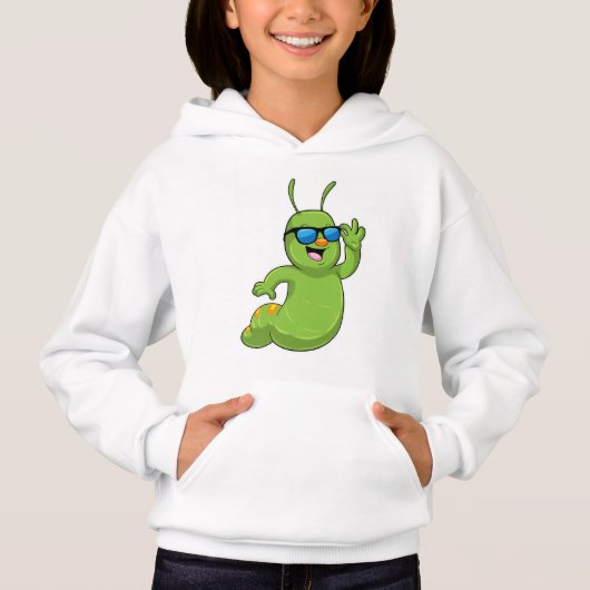 サングラスをかけたキャタピラー (正面)