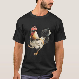 サングラスをかけたニワトリ Tシャツ