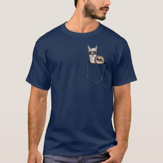 サングラスをかけたヒップスターなラマのナマケモノ ポケットのアニマル Tシャツ