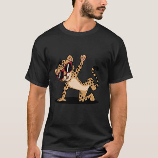 サングラスをかけたブレイキン・キャラクター・チーターのワイルドさ Tシャツ