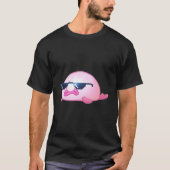 サングラスをかけたブロブフィッシュ Tシャツ (正面)