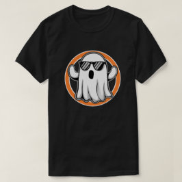 サングラスをかけた幽霊 ハロウィンの霊 Tシャツ