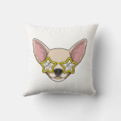 サングラスをかけた犬 クッション (裏面)