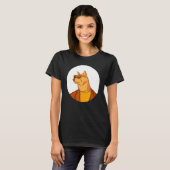 サングラスをかけた犬 Tシャツ (正面フル)