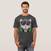 サングラスをかけたDJグレーハムスター, Tシャツ (正面フル)