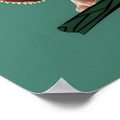 サングラスをかけているカメレオン無地の|過去記事 ポスター (角)