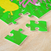 サングラスをかけているロバ ジグソーパズル (側面)