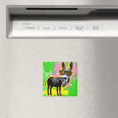 サングラスをかけているロバ マグネット (インサイチュ (食洗機))