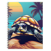 サングラスをかけている亀 ノートブック (正面)