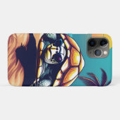 サングラスをかけている亀 Case-Mate iPhoneケース (裏面(横))