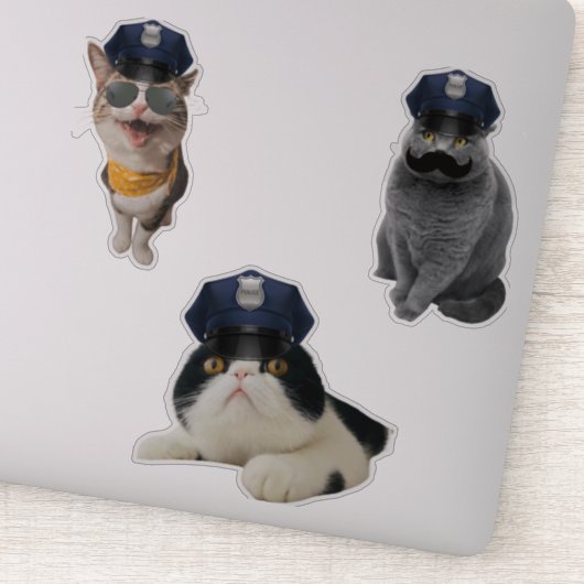 サングラスをかけている猫 シール (詳細)