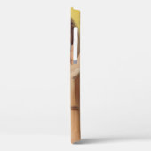 サングラスをかざす青いブラレットの女性  Case-Mate iPhoneケース (裏面 / 左)