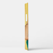 サングラスをかざす青いブラレットの女性  Case-Mate iPhoneケース (裏面 / 右)