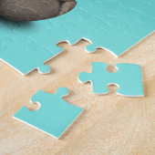 サングラスをかぶったカワイイベビーゾウ ジグソーパズル (側面)