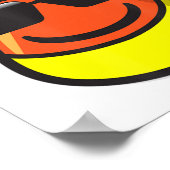 サングラスをかぶったキャンディーコーン ポスター (角)