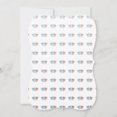 サングラスを使ったドラマの仮面 招待状 (裏面)