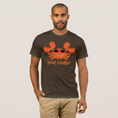 サングラスを持つちょうどChillinのカニ Tシャツ (正面フル)