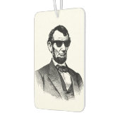 サングラスを着たアブラハムリンカーン カーエアーフレッシュナー (左)