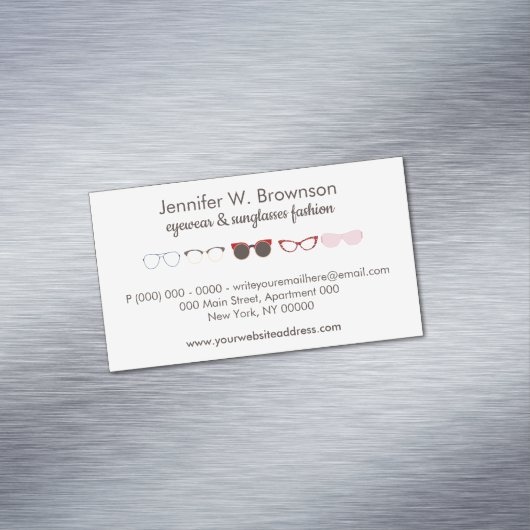 サングラスアイウェアアクセサリー マグネット名刺 (インサイチュ)